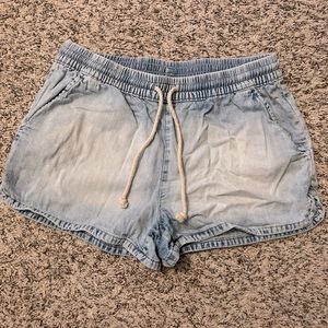 Aerie Small chambray shorts